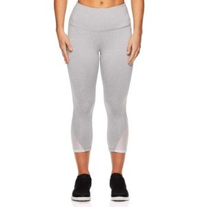 NWT HEAD HIGH WAISTED CAPRI WOROUT LEGGINGS CROP ACTIVEWEAR GYM & RUNNING PANTS